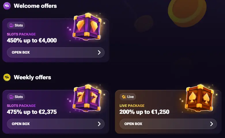 SpinToWin Casino bonus
